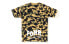 BAPE 1ST Camo Shark Tee PONR 短袖T恤 男女同款 黄迷彩 送礼推荐 / Футболка BAPE 1ST Camo Shark Tee PONR T 1F30-109-007