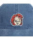 Men's Chucky Face With Distressed Logo Adult Denim Baseball Cap