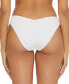 Фото #2 товара Women's Modern Edge Rib Hipster Bikini Bottoms