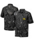 Фото #1 товара Men's Black Iowa Hawkeyes The Dude Camp Button-Up Shirt
