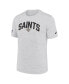 Фото #2 товара Men's White New Orleans Saints Sideline Velocity Athletic Stack Performance T-shirt