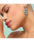 ფოტო #2 პროდუქტის Women's Block Drop Earrings