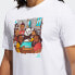 Фото #5 товара Футболка мужская Adidas с принтом мультяшных персонажей, белая