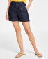 Фото #8 товара Women's High-Rise Denim Shorts, Created for Macy's