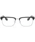 ფოტო #2 პროდუქტის BE1348 Men's Rectangle Eyeglasses