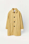 Long cotton trench coat