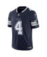 Фото #4 товара Men's Dak Prescott Navy Dallas Cowboys Vapor F.U.S.E. Limited Jersey