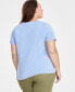 ფოტო #4 პროდუქტის Plus Size Modal V-Neck T-Shirt, Created for Macy's