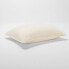 King Textured Chambray Cotton Pillow Sham Natural - Casaluna