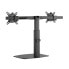 Фото #2 товара ACT Free standing gas spring dual monitor arm office - crossbar - Freestanding - 12 kg - 25.4 cm (10") - 68.6 cm (27") - 100 x 100 mm - Black