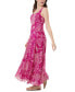 ფოტო #3 პროდუქტის Women's Printed Tiered Sleeveless Dress