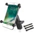 Ram Mounts X-Grip Large Phone Mount with Motorcycle Handlebar Clamp Base - Mobile phone/Smartphone - Passive holder - Motorcycle - Black