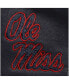 Men's Charcoal Ole Miss Rebels Tortugas Logo Quarter-Zip Jacket