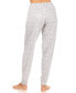 Фото #2 товара Women's Drawstring Jogger Pajama Pant