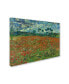 Van Gogh 'Poppy Field' Canvas Art - 47" x 35" x 2"