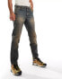 Фото #3 товара ASOS DESIGN tapered fit jeans in blue wash with tint