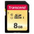 Фото #1 товара TRANSCEND SDHC 500S 8GB Class 10 UHS-I U1 memory card