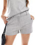 Фото #1 товара Abercrombie & Fitch co-ord low rise micro short in grey