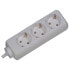 Bachmann SELLY - 1.5 m - 3 AC outlet(s) - Plastic - White - Plastic - 3600 W