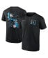 Фото #1 товара Men's Miami Marlins Split Zone T-Shirt