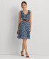 Фото #1 товара Платье Ralph Lauren Lauren с поясом и оборками Fit & Flare для женщин