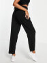 Фото #2 товара ASOS DESIGN hourglass soft slouch mom trouser in black