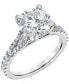 ფოტო #2 პროდუქტის Certified Lab Grown Diamond Split Shank Engagement Ring (3-3/8 ct. t.w.) in 14k Gold