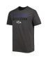 Фото #3 товара Men's '47 Charcoal Baltimore Ravens Dark Ops Super Rival T-shirt