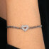 Фото #6 товара Unique steel bracelet with heart Incontri SAUQ18