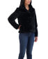 ფოტო #3 პროდუქტის Women's Sheared Faux Fur Snap Front Jacket