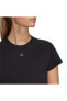 Siyah Kadın Yuvarlak Yaka Regular Fit T-shirt Hr7789-tr-es 3bar T Bla