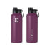 Фото #2 товара IRON FLASK 40oz Stainless Steel Wide Mouth Hydration Bottle with Flex Straw Lid