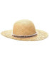 Surell Accessories Raffia Sun Hat Women's Brown