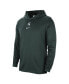 Фото #3 товара Men's Green Michigan State Spartans Player Hoodie Long Sleeve Performance T-shirt