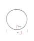 ფოტო #4 პროდუქტის Classic Traditional Bridal Cubic Zirconia Graduated AAA CZ Round Prong Set Statement Tennis Necklace Collar For Women Wedding Prom Silver Plated