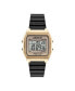 ფოტო #1 პროდუქტის Unisex Digital Two Black Resin Strap Watch 36mm