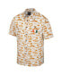 Фото #3 товара Men's White Miami Hurricanes Spontaneous is Romantic Camp Button-Up Shirt