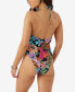 Фото #2 товара Juniors' Reina Tropical Santa Cruz One-Piece Swimsuit, Created for Macy's