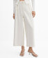 ფოტო #1 პროდუქტის Women's Belted Wide Leg Pants