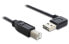 Delock 1m USB 2.0 A - B m/m - 1 m - USB A - USB B - USB 2.0 - Male/Male - Black