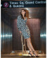Фото #5 товара Платье London Times petite с длинным рукавом и принтом иллюминирующим Jacquard