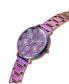 Фото #4 товара Women's Analog Iridescent 100% Steel Watch 38mm