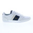 Фото #1 товара Lacoste Chaymon 0120 1 CMA Mens White Leather Lifestyle Sneakers Shoes