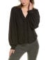 Фото #1 товара Donna Karan Frayed Trim Blouse Women's