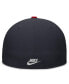 Фото #3 товара Men's Navy/Red California Angels Rewind Cooperstown True Performance Fitted Hat