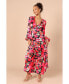 Women's Teena Puff Sleeve Cutout Maxi Dress