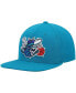 Men's Teal Charlotte Hornets Hardwood Classics Team Ground 2.0 Snapback Hat