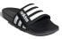 Фото #3 товара Шлепанцы мужские adidas neo Adilette Comfort Adjustable черно-белые