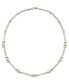 Diamond Necklace (1 ct. t.w.) in 14k White & Yellow Gold