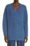 Фото #1 товара Lafayette 148 NY Donegal 289259 Women's Sweater in Tile Blue Multi XS